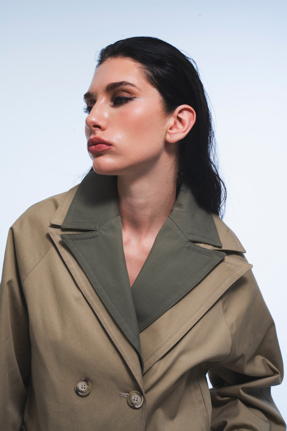Gaia Sand Trench Coat image 1